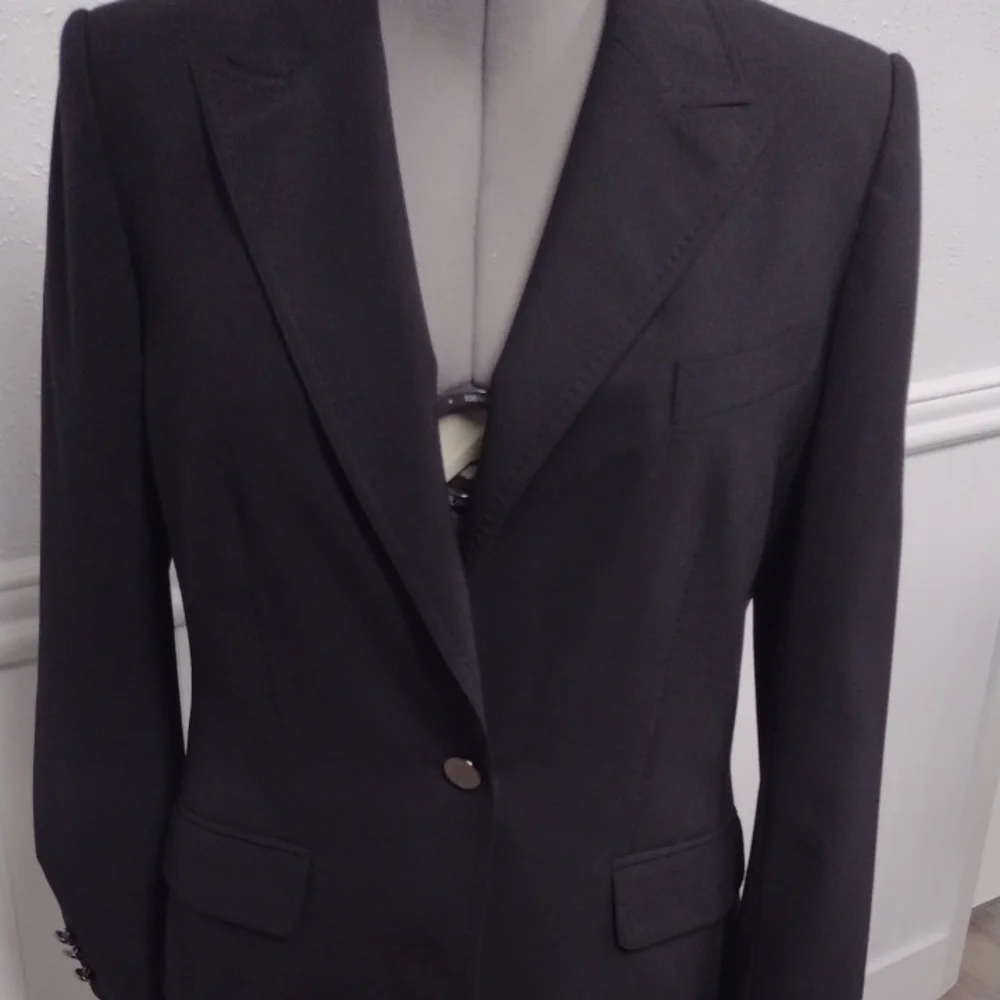 Anne Klein Black Women's Suit Jacket - Picture 5 of 16